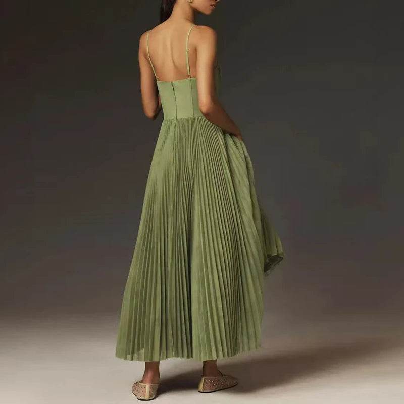 Vestido Midi Green Festa - Sua Boutique