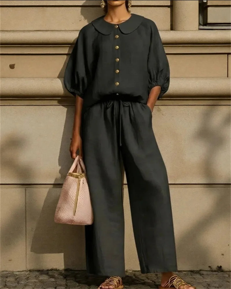 Conjunto Calça e Camisa Lavinia