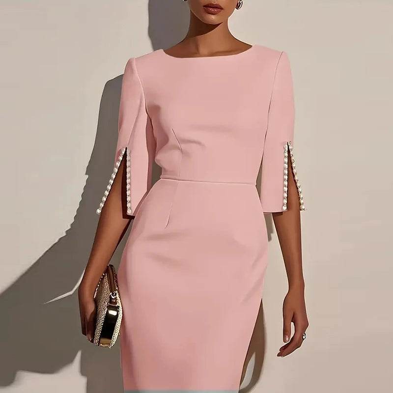 Vestido Midi Elegance Lady - Sua Boutique