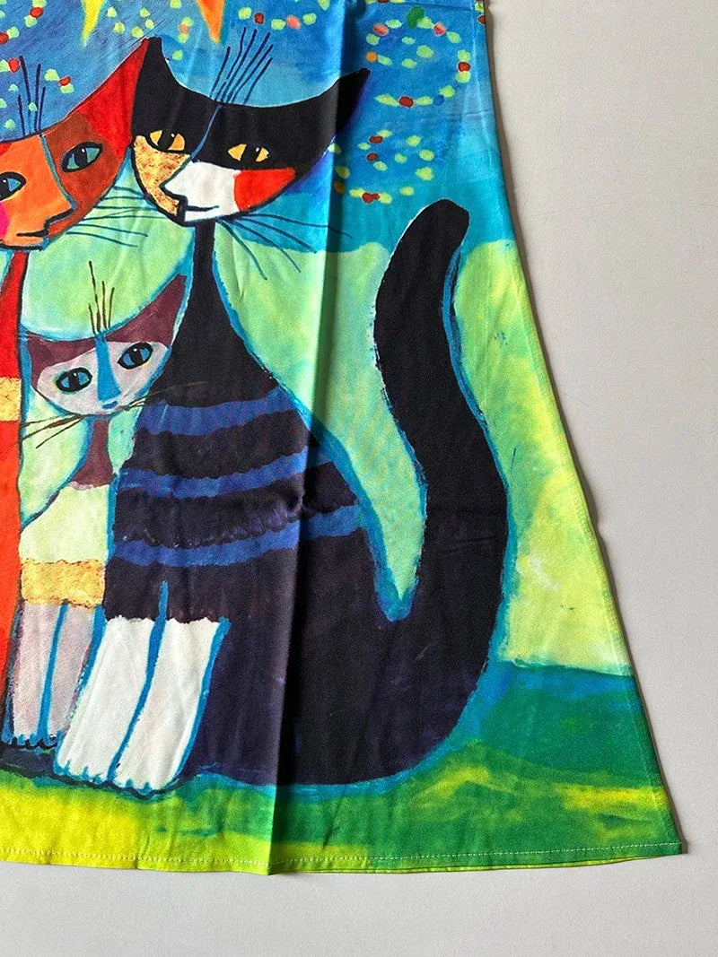 Vestido Midi Sun Cat - Sua Boutique