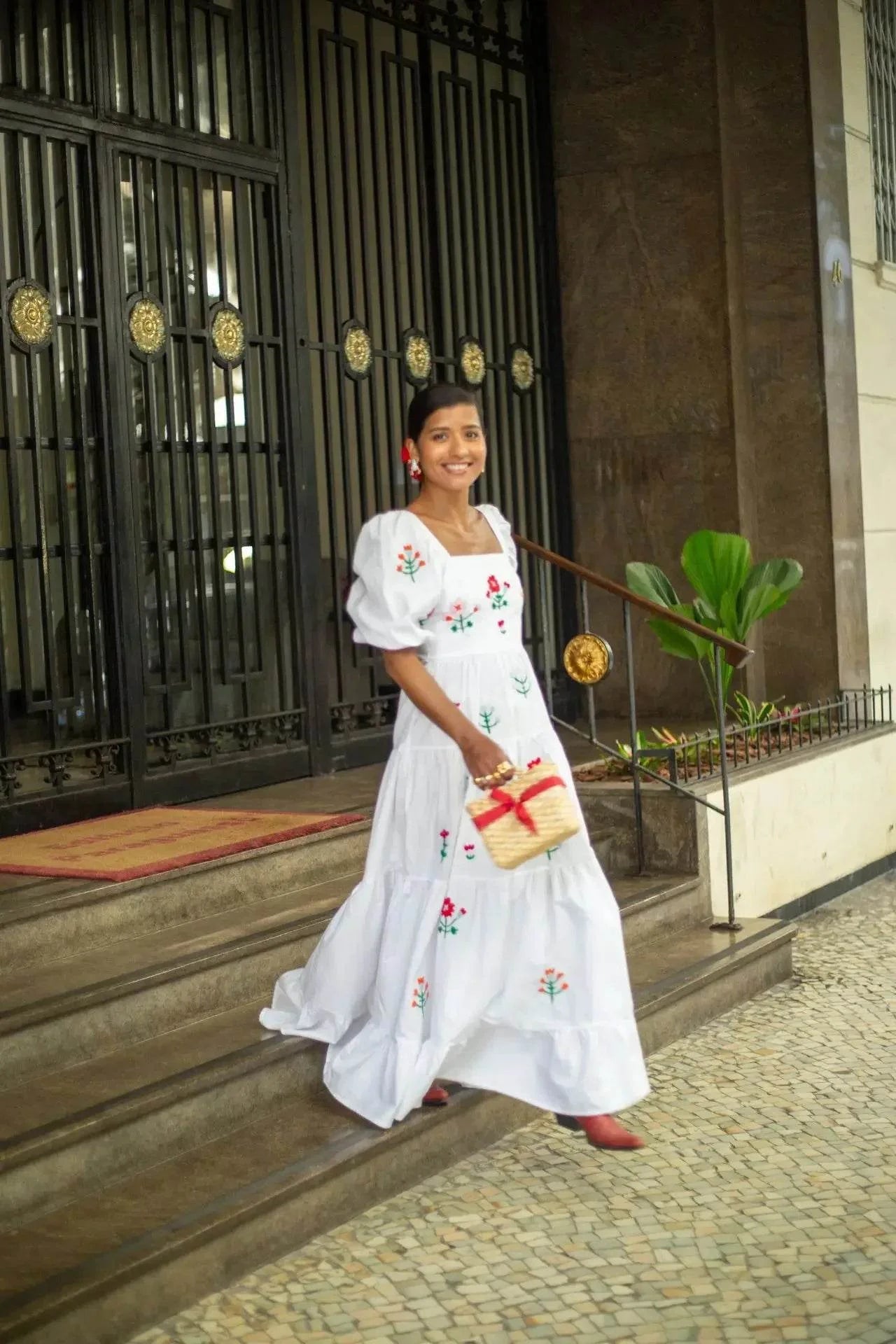 Vestido Boho Bordado - Sua Boutique