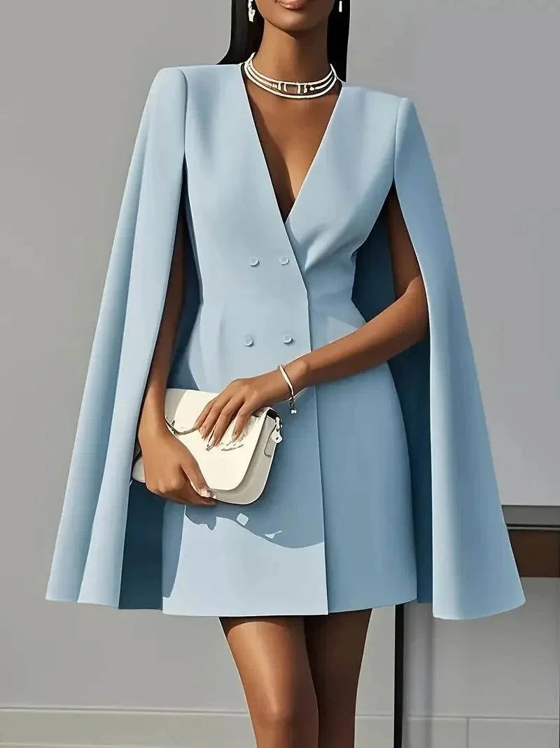 Vestido Blazer Capa Elegance - Sua Boutique