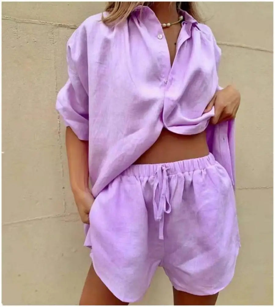 Conjunto Shorts e Camisa Capri