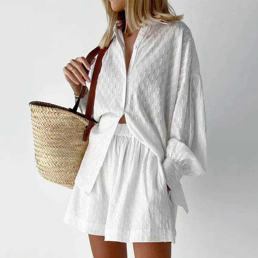 Conjunto Shorts e Camisa Aline - Sua Boutique