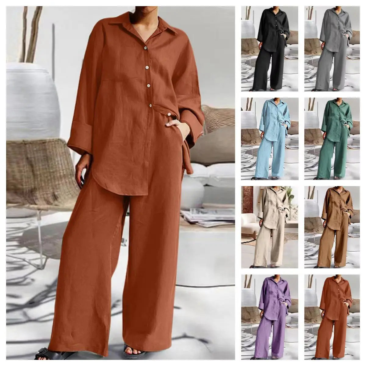 Conjunto Calça e Camisa Samira