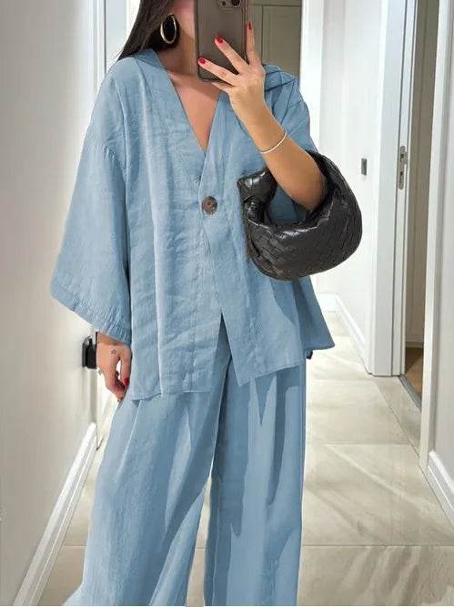 Conjunto Calça e Camisa Kay - Sua Boutique