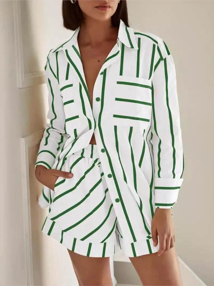 Conjunto Camisa e Shorts Hefera - Sua Boutique