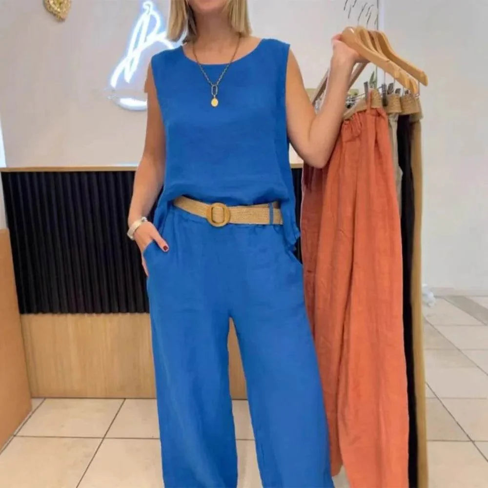 Conjunto Calça e Regata Helana - Sua Boutique