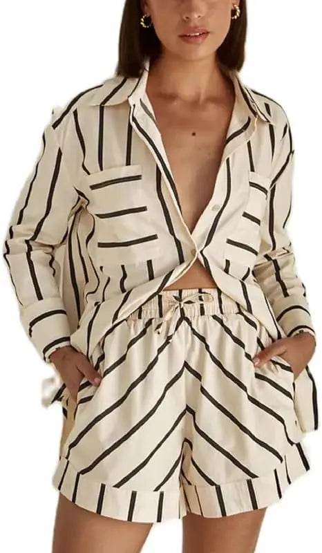 Conjunto Camisa e Shorts Hefera - Sua Boutique