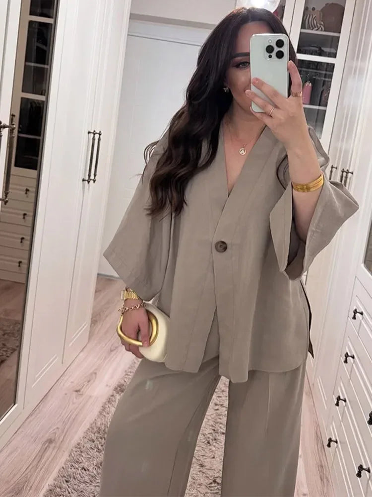 Conjunto Calça e Camisa Jade - Sua Boutique