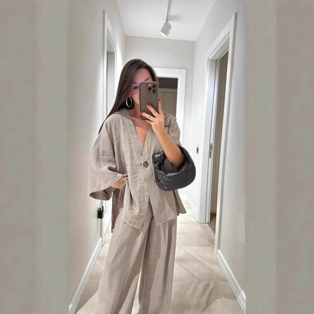 Conjunto Calça e Camisa Kay - Sua Boutique