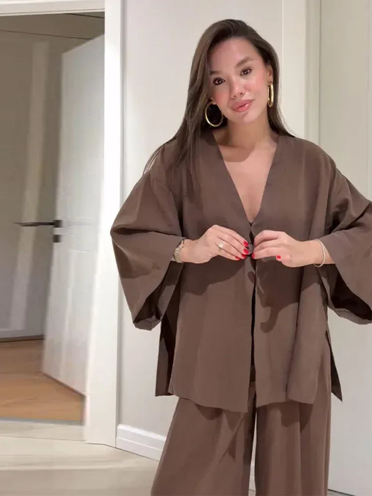 Conjunto Calça e Camisa Jade - Sua Boutique