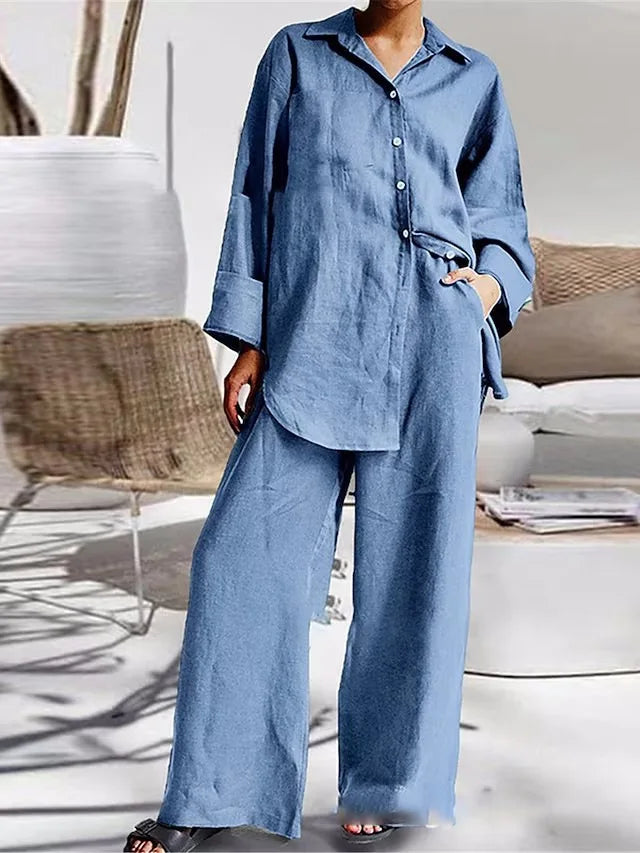 Conjunto Calça e Camisa Samira