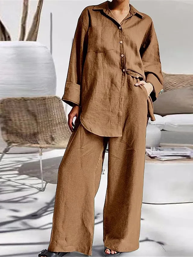 Conjunto Calça e Camisa Samira