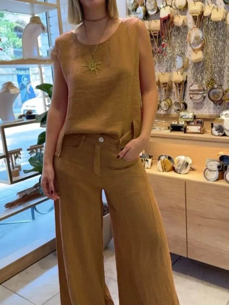 Conjunto Calça e Regata Helana - Sua Boutique