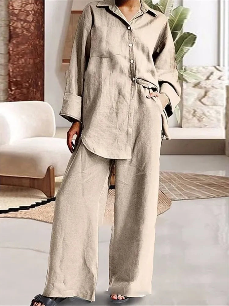 Conjunto Calça e Camisa Samira