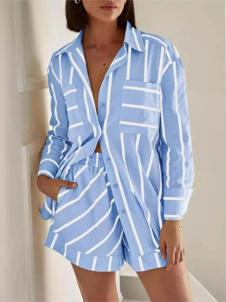 Conjunto Camisa e Shorts Hefera - Sua Boutique