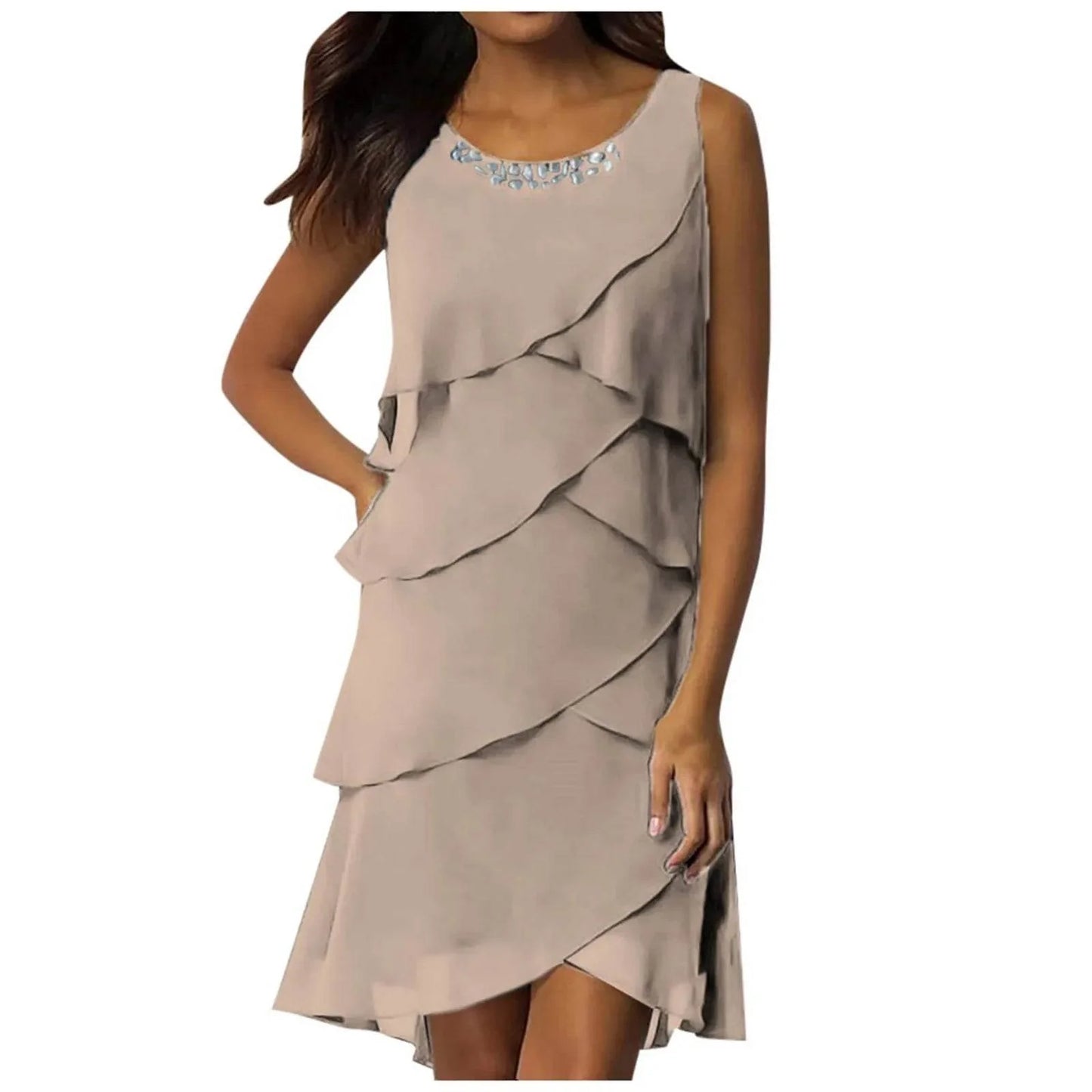 Vestido Chiffon Anamara - Sua Boutique