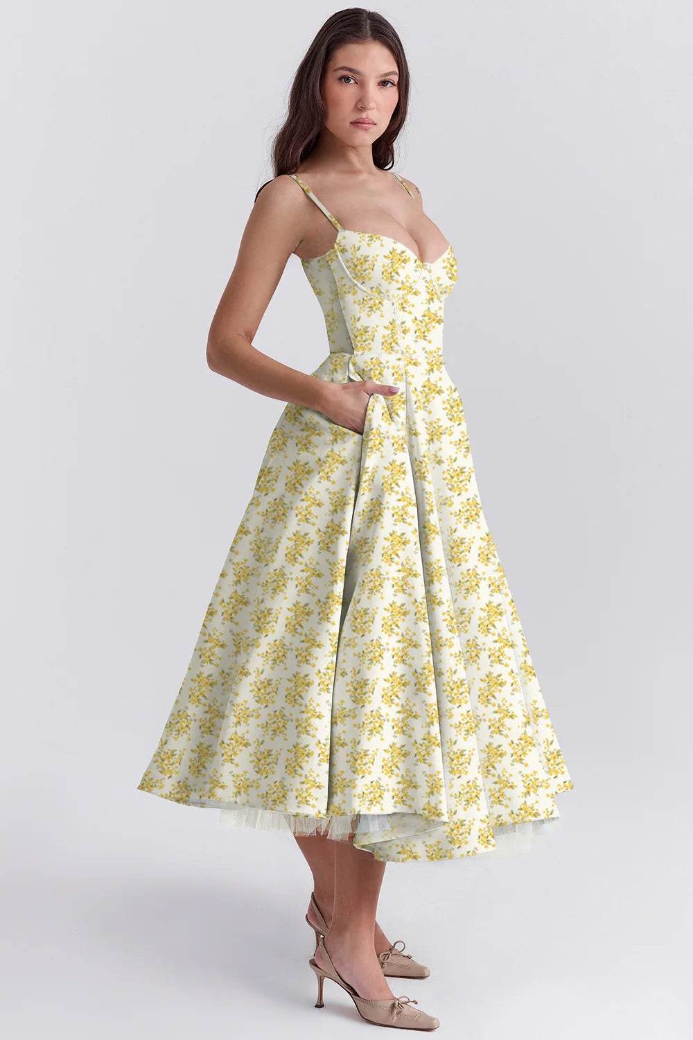 Vestido Midi Lady - Sua Boutique