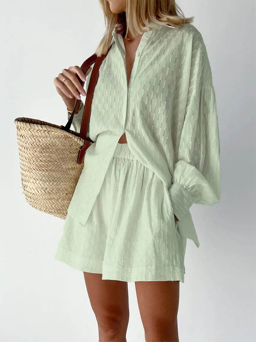 Conjunto Shorts e Camisa Aline - Sua Boutique