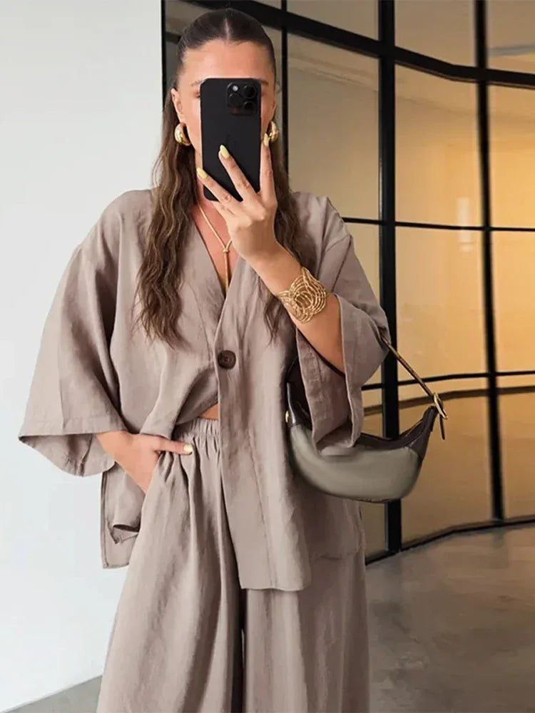 Conjunto Calça e Camisa Jade - Sua Boutique