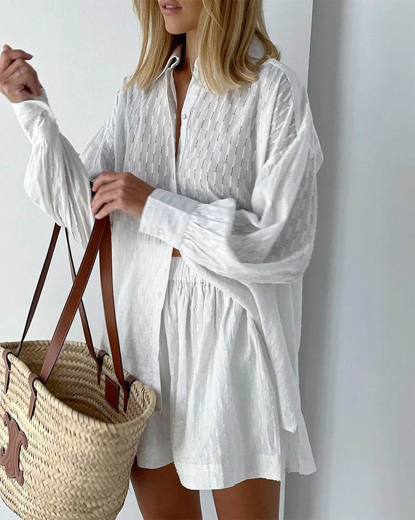 Conjunto Shorts e Camisa Aline - Sua Boutique