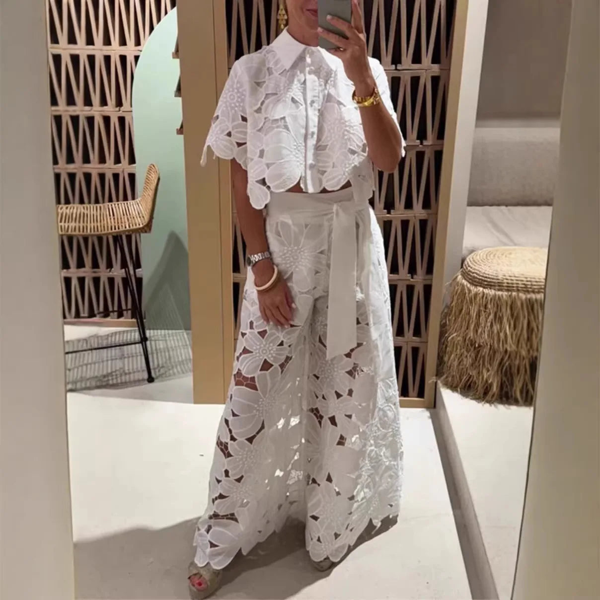 Conjunto Calça e Cardigan Istambul
