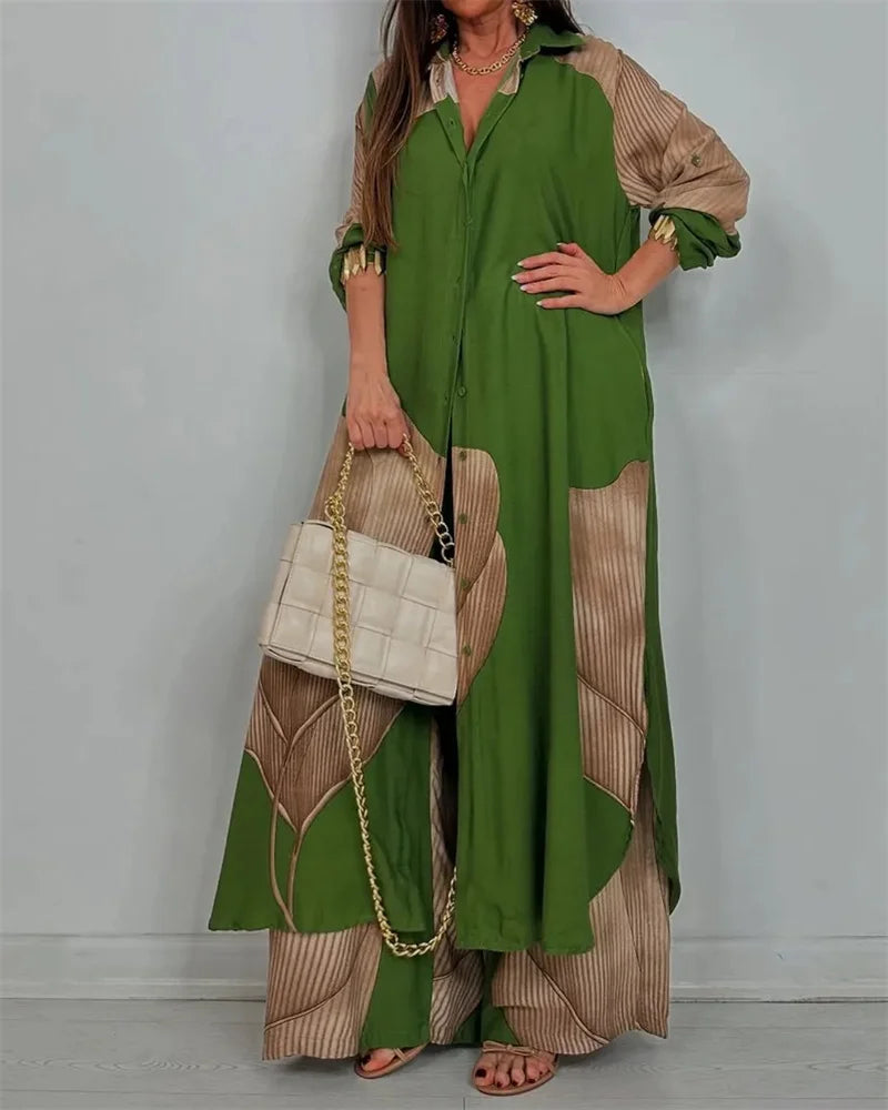 Conjunto Feminino Elegante Calça e Camisa Tarsila