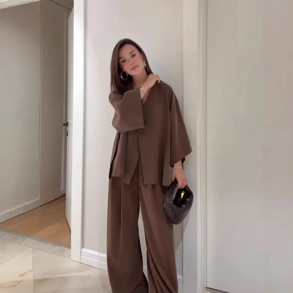 Conjunto Calça e Camisa Jade - Sua Boutique