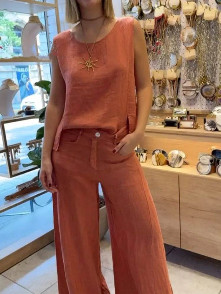 Conjunto Calça e Regata Helana - Sua Boutique