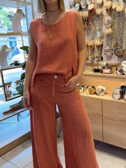 Conjunto Calça e Regata Helana - Sua Boutique
