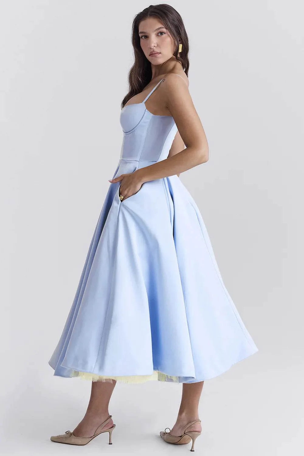 Vestido Midi Lady - Sua Boutique