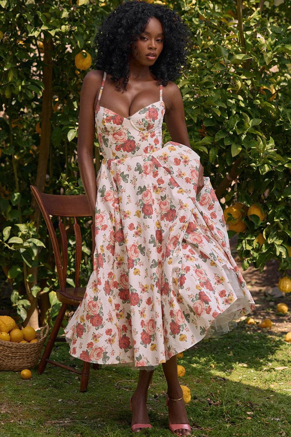 Vestido Midi Lady - Sua Boutique