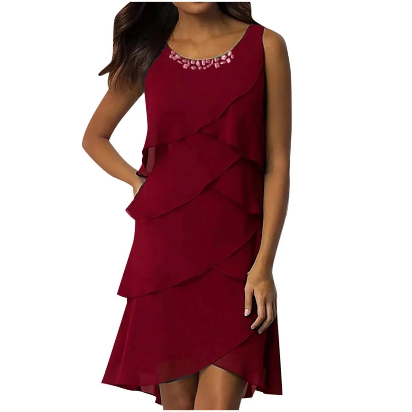 Vestido Chiffon Anamara - Sua Boutique