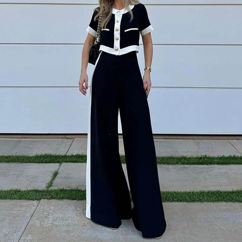 Conjunto Calça e Cropped Mariana - Sua Boutique