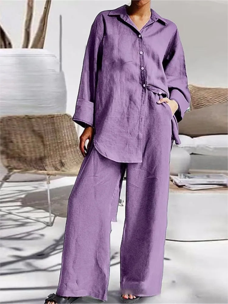 Conjunto Calça e Camisa Samira