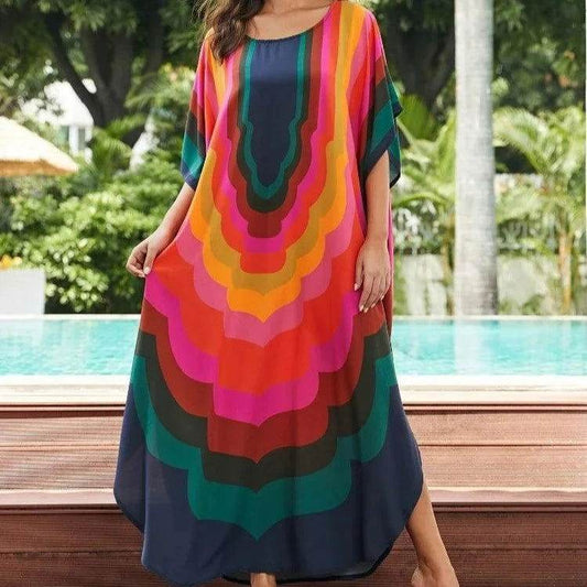Vestido Amplo Multicolor - Sua Boutique