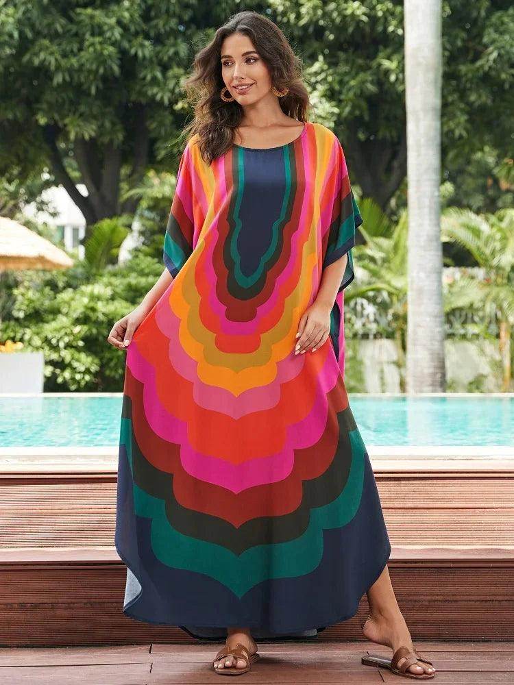 Vestido Amplo Multicolor - Sua Boutique