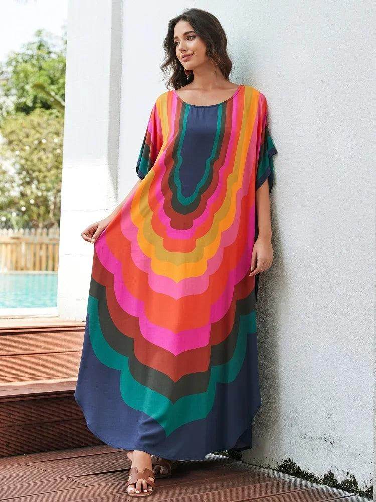 Vestido Amplo Multicolor - Sua Boutique
