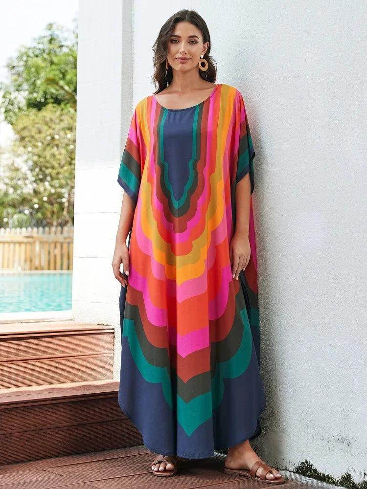Vestido Amplo Multicolor - Sua Boutique