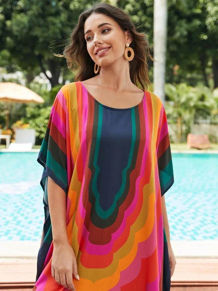 Vestido Amplo Multicolor - Sua Boutique