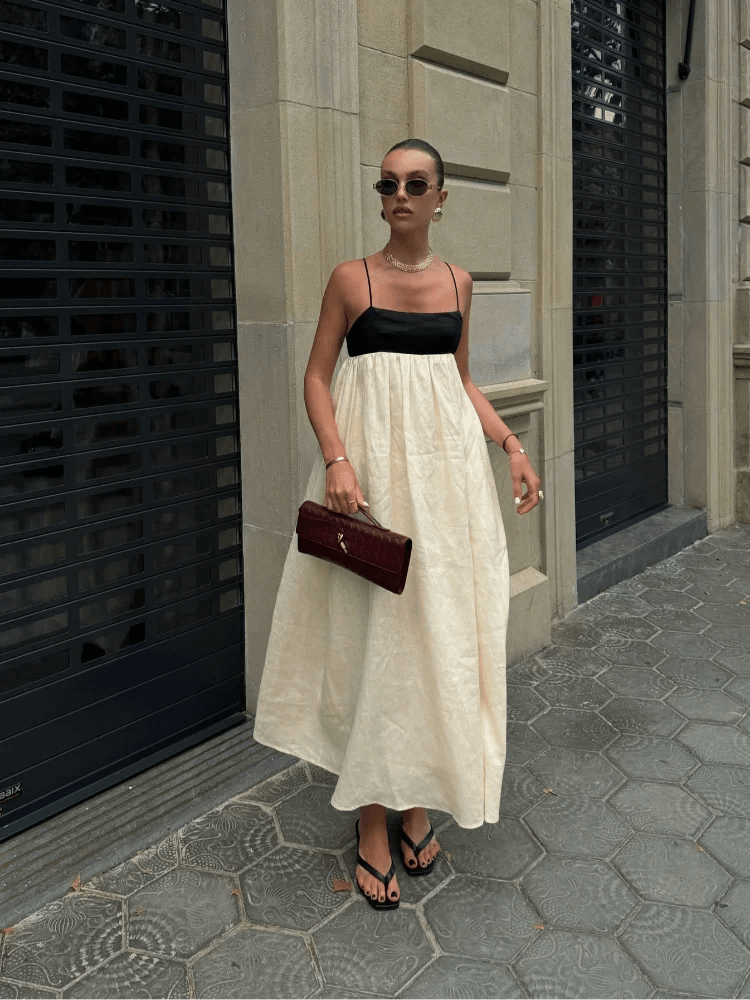 Vestido Art Bicolor - Sua Boutique