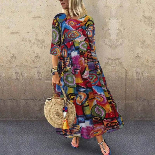 Vestido Happy Soul Meia Manga - Sua Boutique