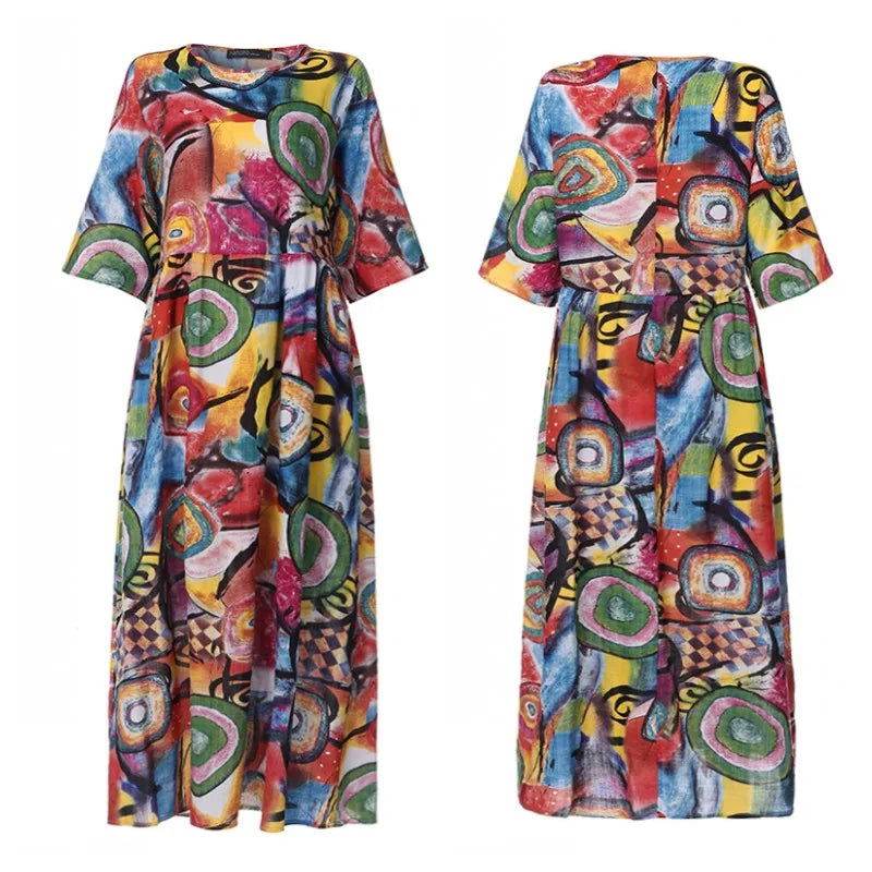 Vestido Happy Soul Meia Manga - Sua Boutique