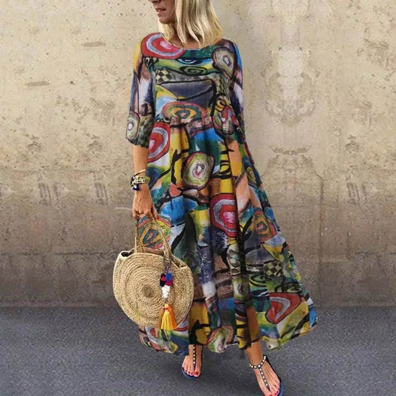 Vestido Happy Soul Meia Manga - Sua Boutique