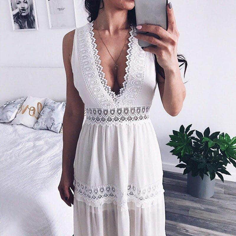Vestido Longo Elegance - Sua Boutique