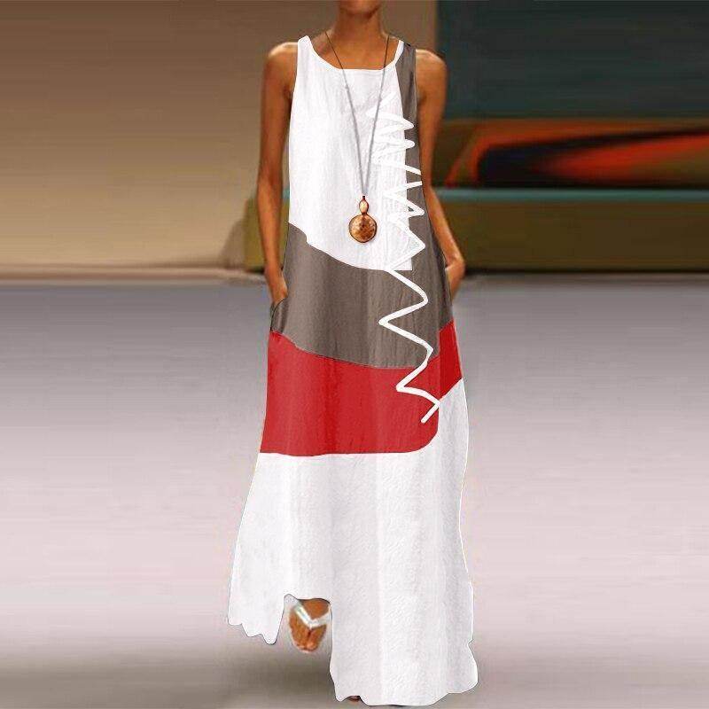 Vestido Longo Étnico - Sua Boutique