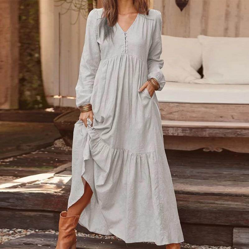 Vestido Longo Rouge - Sua Boutique