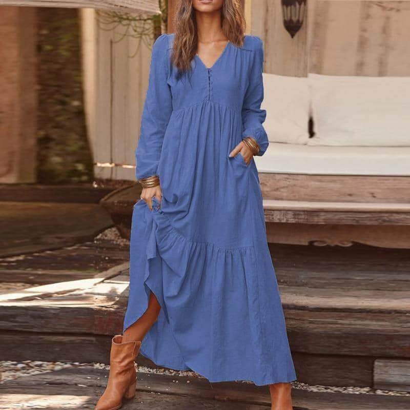 Vestido Longo Rouge - Sua Boutique