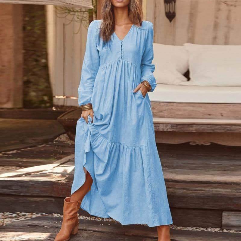 Vestido Longo Rouge - Sua Boutique